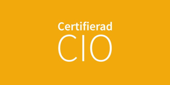 Certifierad CIO
