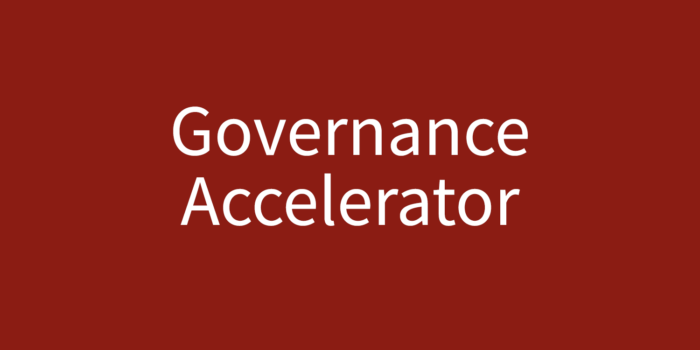 Governance Accelerator