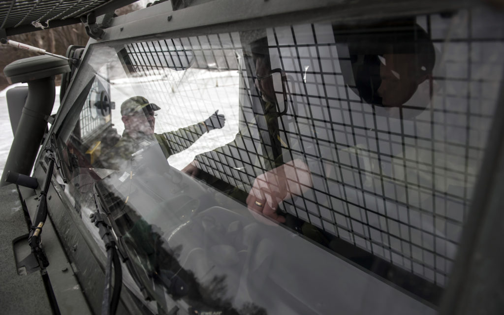 Ledningsregementet utför en förarutbildning av tungtterängbil. Bild: Försvarsmakten