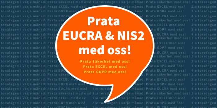 Prata NIS2 med oss